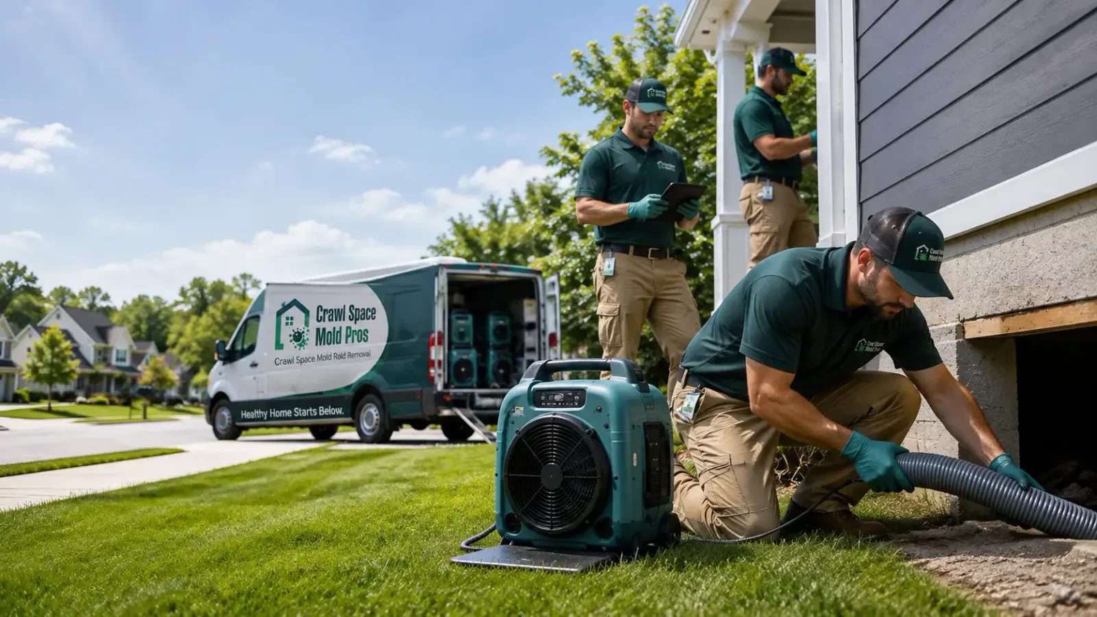 Crawl Space Mold Removal in Minong, WI